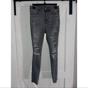 american eagle 8 long jeggings